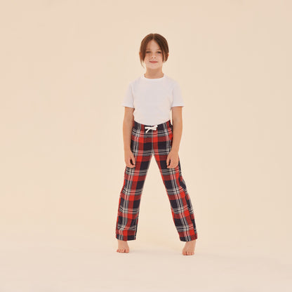 SF Minni Kids tartan lounge pants