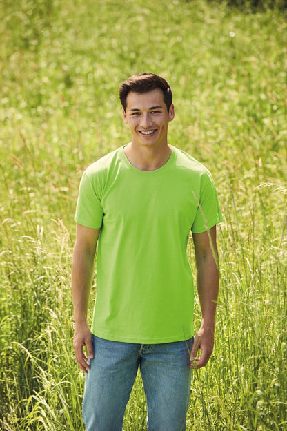 Fruit of the Loom Valueweight T - Retro Heather Green