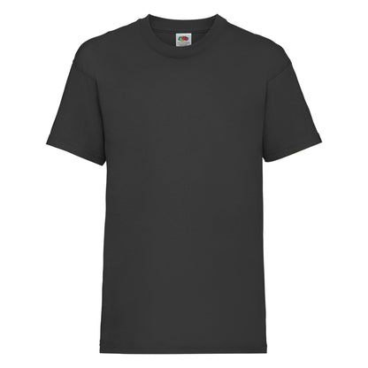 Fruit of the Loom Kids valueweight T - Black