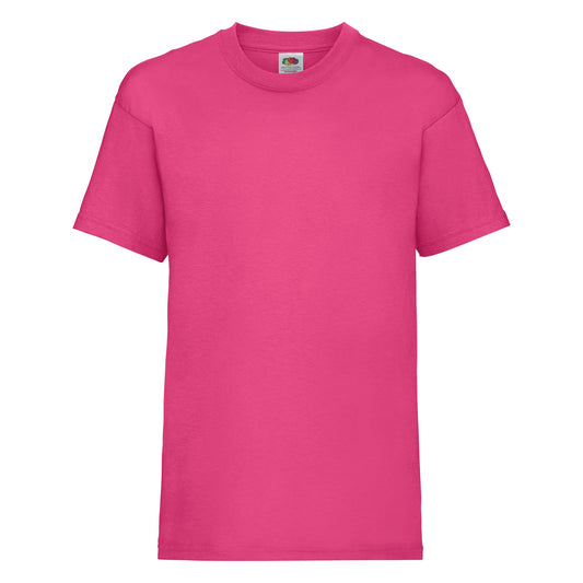 Fruit of the Loom Kids valueweight T - Fuchsia