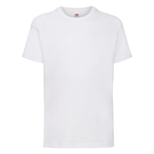 Fruit of the Loom Kids valueweight T - White