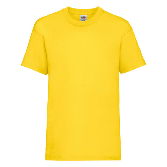 Fruit of the Loom Kids valueweight T - Yellow