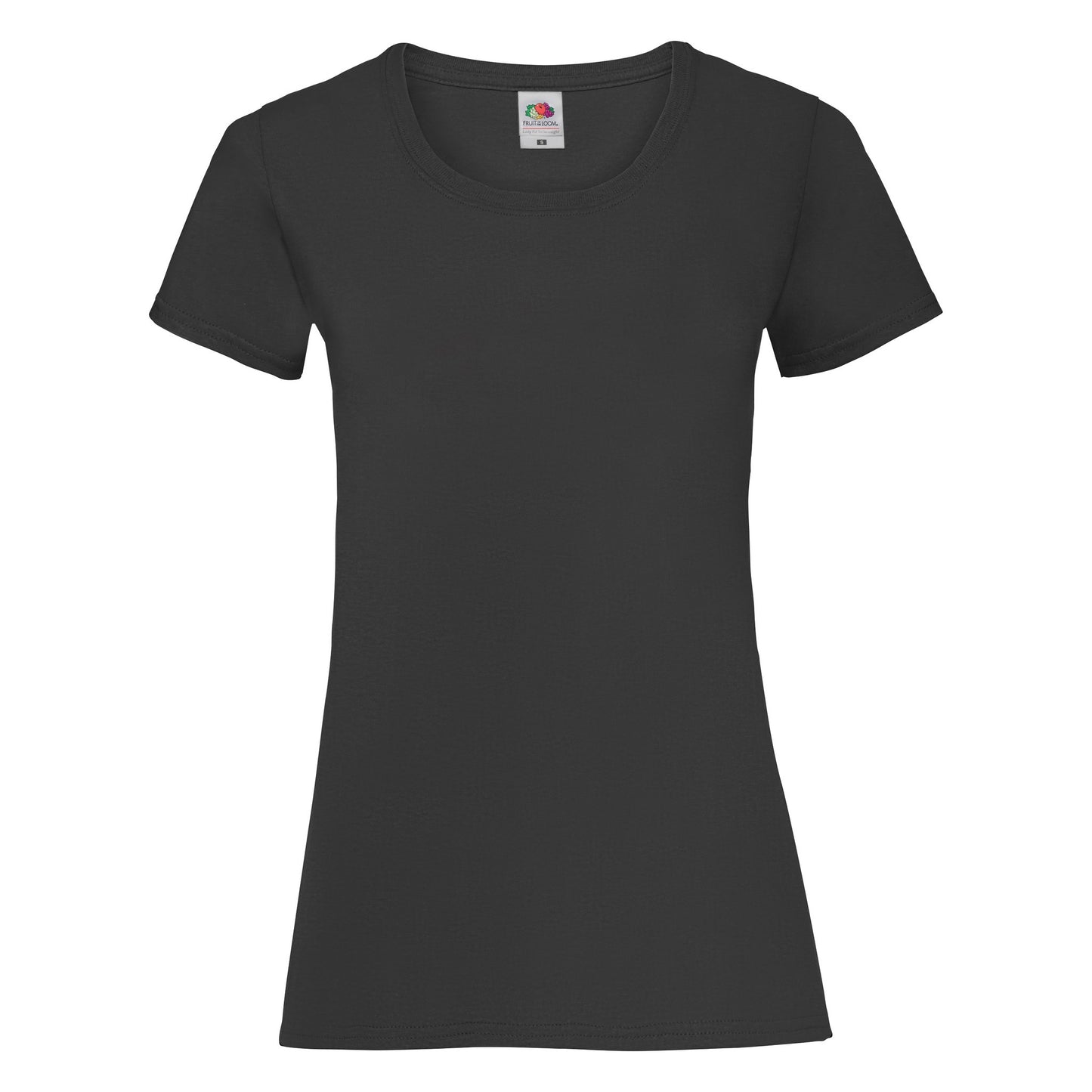 Fruit of the Loom Women's valueweight T - Black