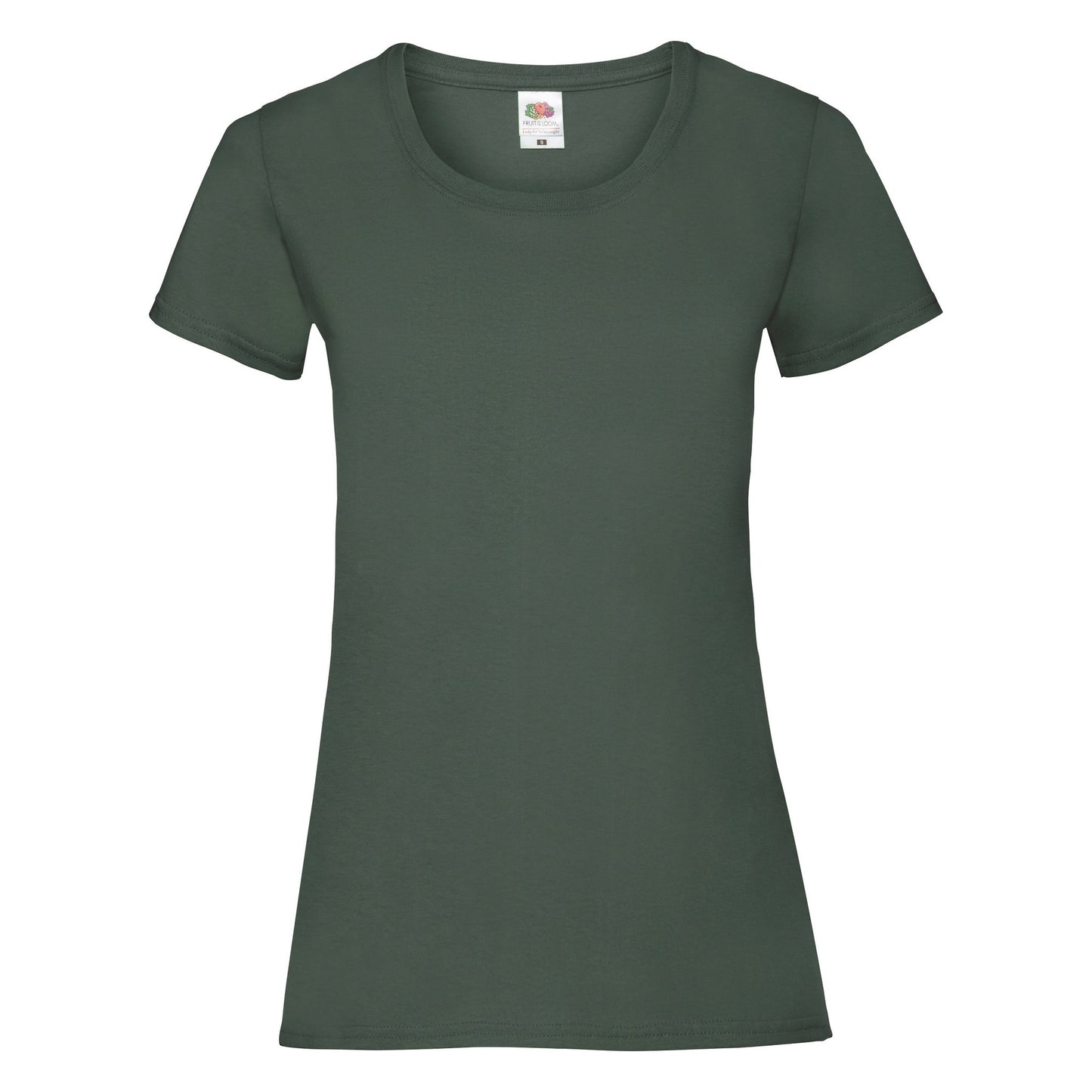 Fruit of the Loom Women's valueweight T - Bottle Green