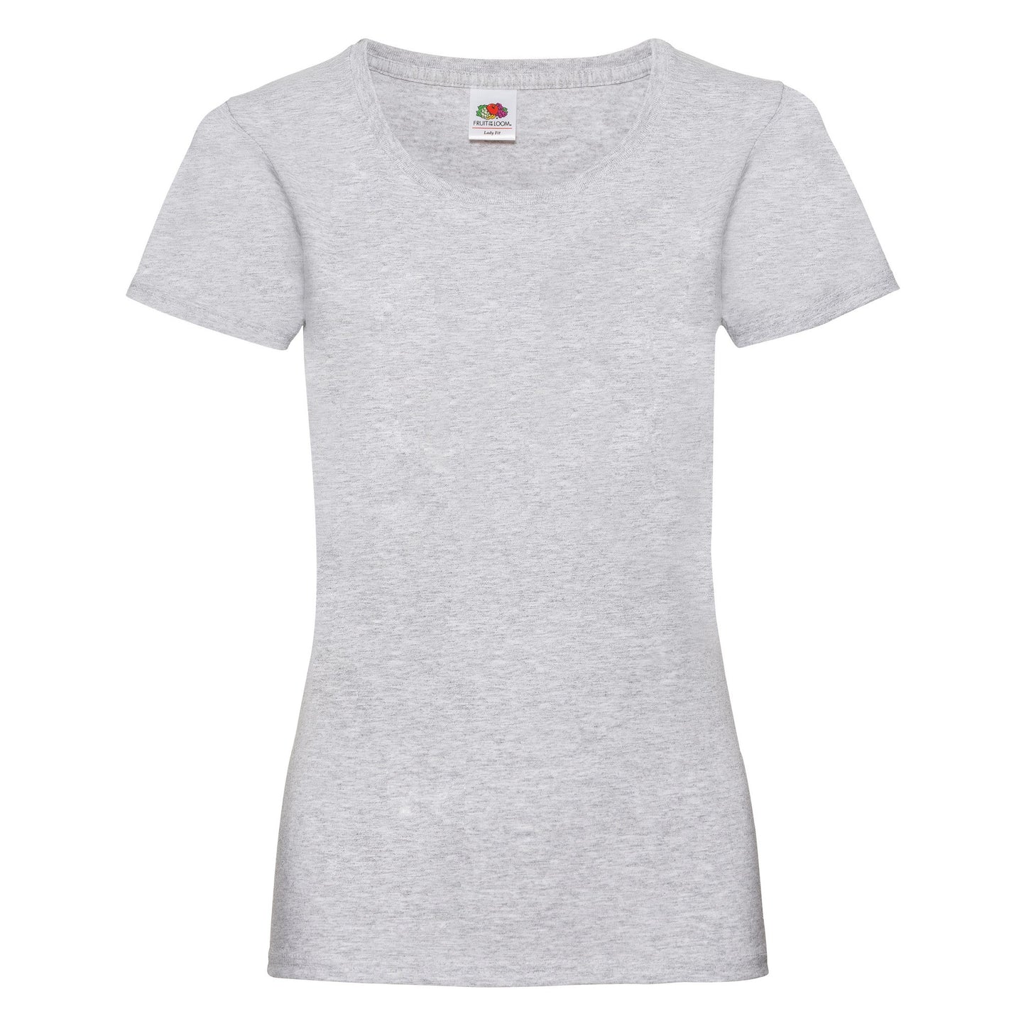 Fruit of the Loom Women's valueweight T - Heather Grey