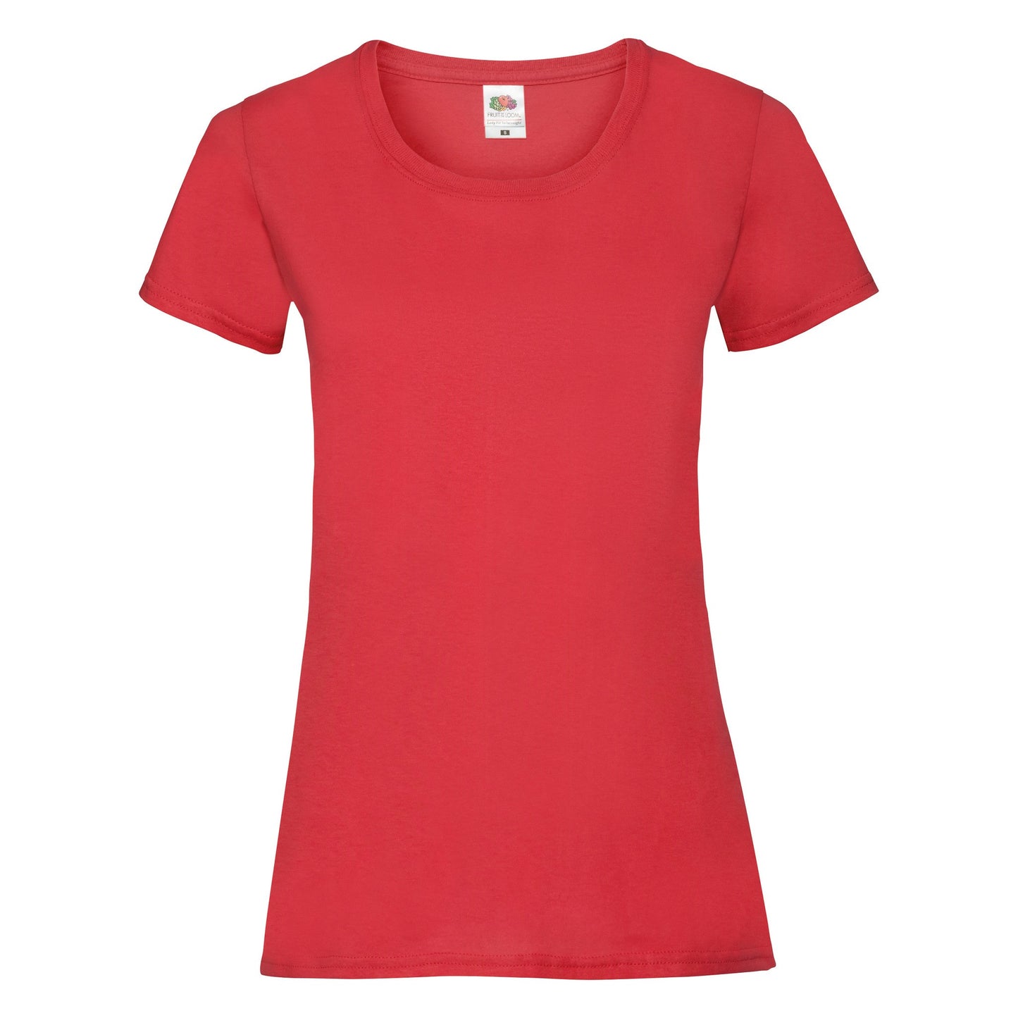 Fruit of the Loom Women's valueweight T - Red