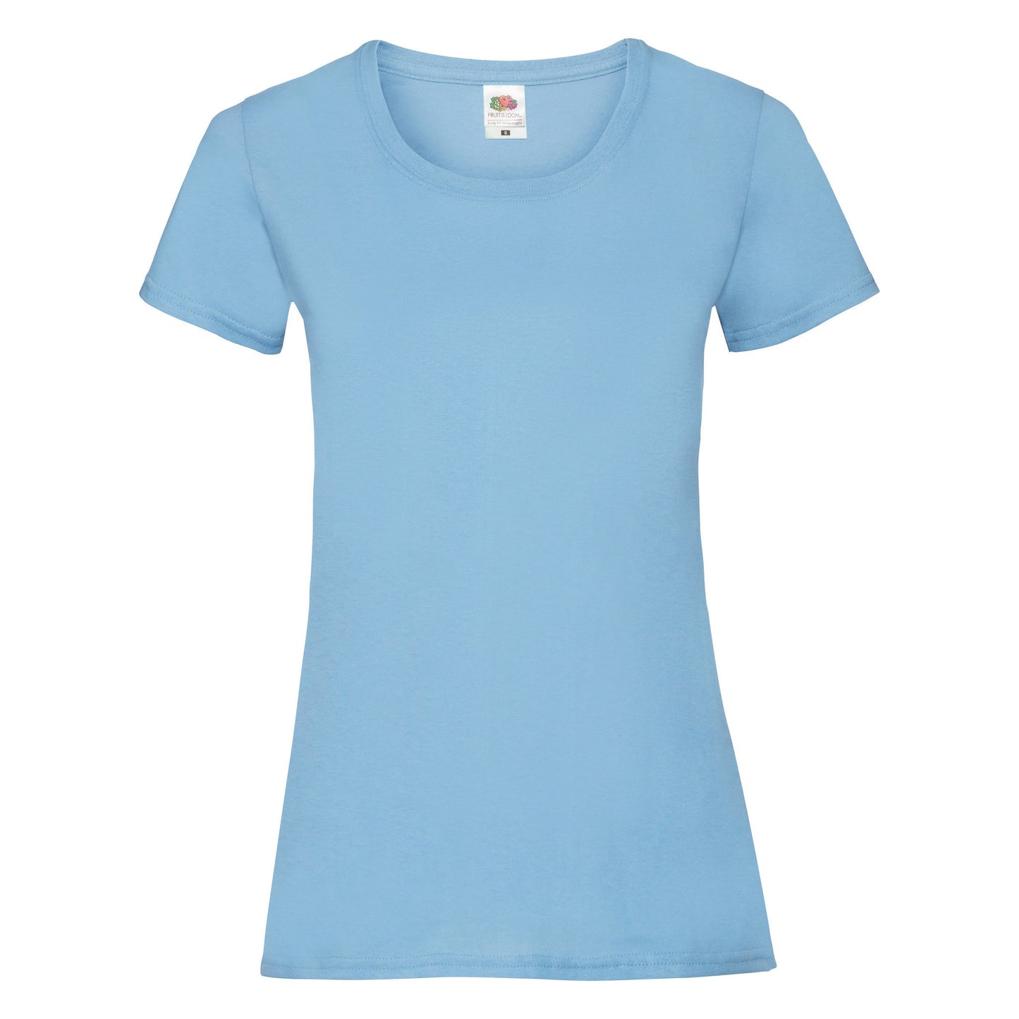 Fruit of the Loom Women's valueweight T - Sky Blue