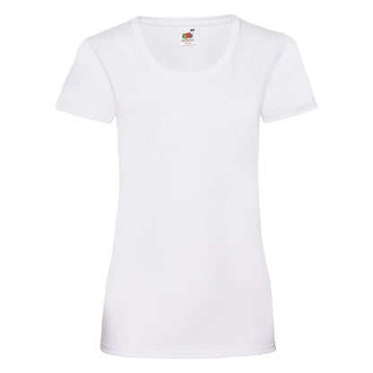 Fruit of the Loom Women's valueweight T - White