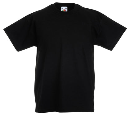 Fruit of the Loom Kids original T - Black