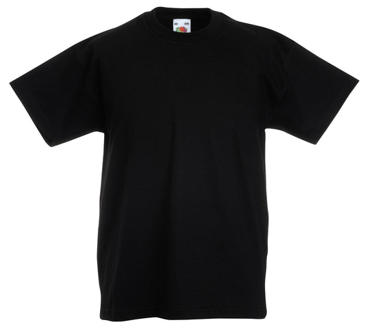 Fruit of the Loom Kids original T - Black