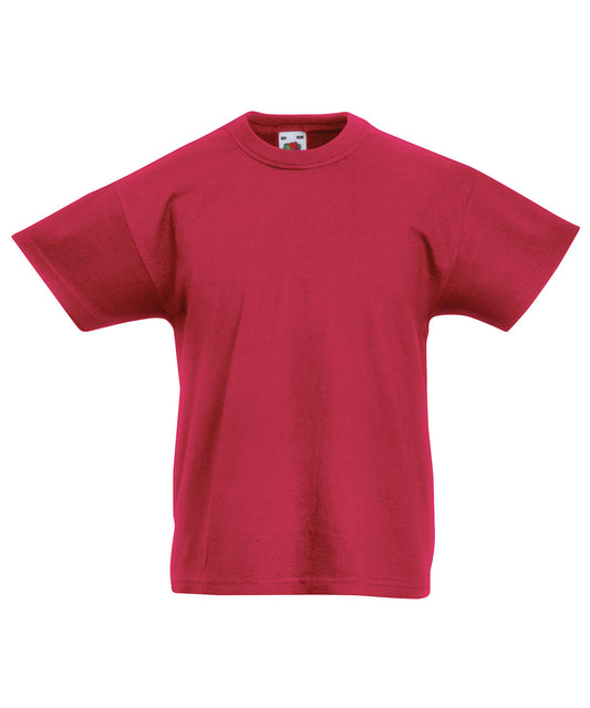 Fruit of the Loom Kids original T - Brick Red