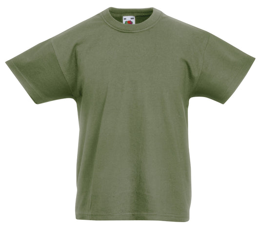 Fruit of the Loom Kids original T - Classic Olive