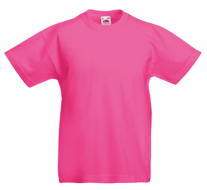 Fruit of the Loom Kids original T - Fuchsia