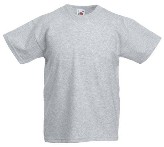 Fruit of the Loom Kids original T - Heather Grey