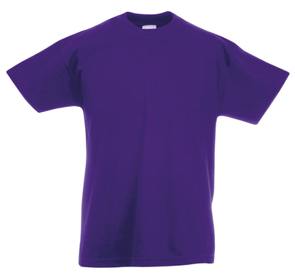 Fruit of the Loom Kids original T - Purple