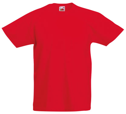 Fruit of the Loom Kids original T - Red