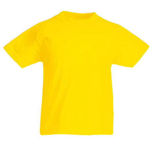 Fruit of the Loom Kids original T - Yellow