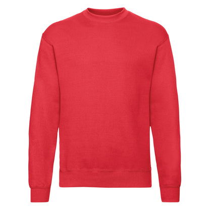 Fruit of the Loom Classic 80/20 set-in sweatshirt - Red