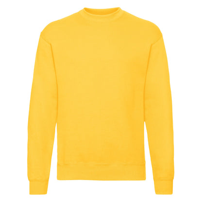 Fruit of the Loom Classic 80/20 set-in sweatshirt - Sunflower