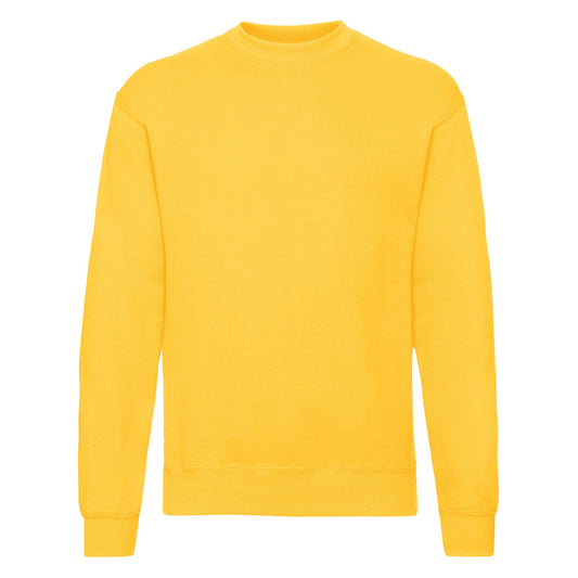 Fruit of the Loom Classic 80/20 set-in sweatshirt - Sunflower