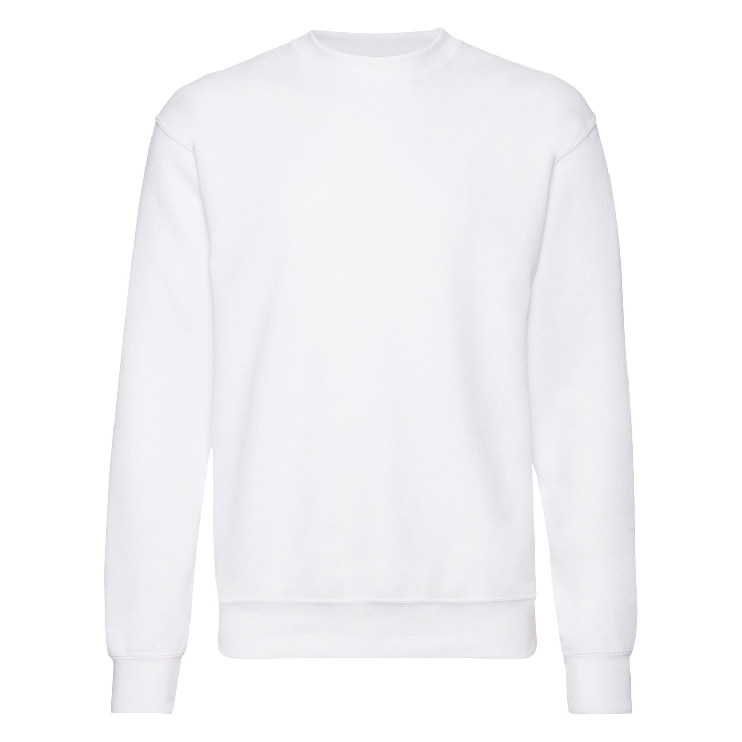 Fruit of the Loom Classic 80/20 set-in sweatshirt - White