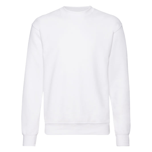 Fruit of the Loom Classic 80/20 set-in sweatshirt - White