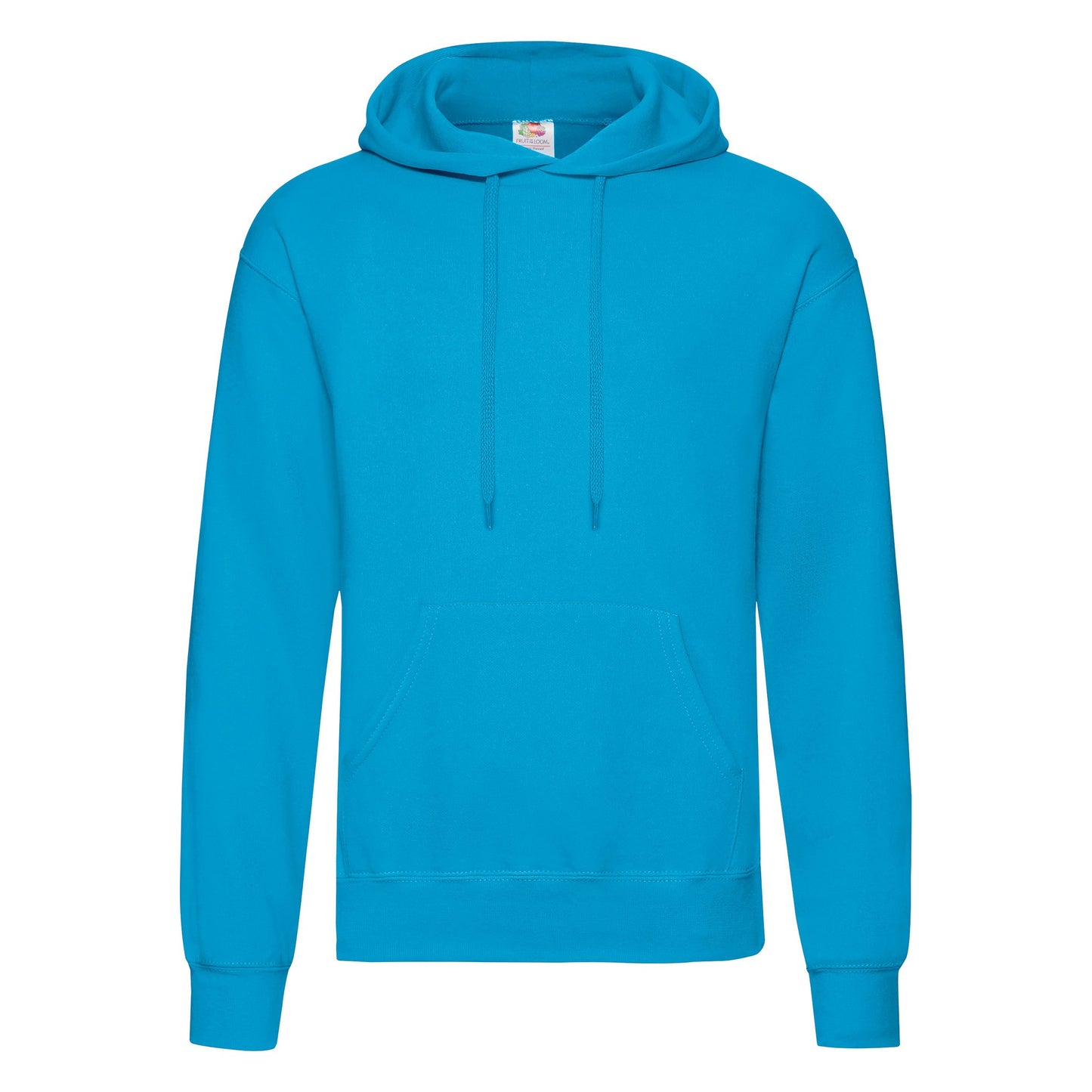 Fruit of the Loom Classic 80/20 hooded sweatshirt - Azure Blue