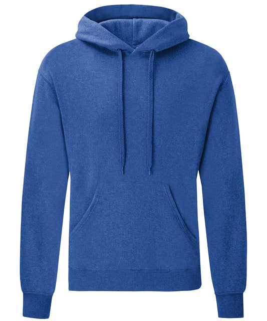 Fruit of the Loom Classic 80/20 hooded sweatshirt - Heather Royal