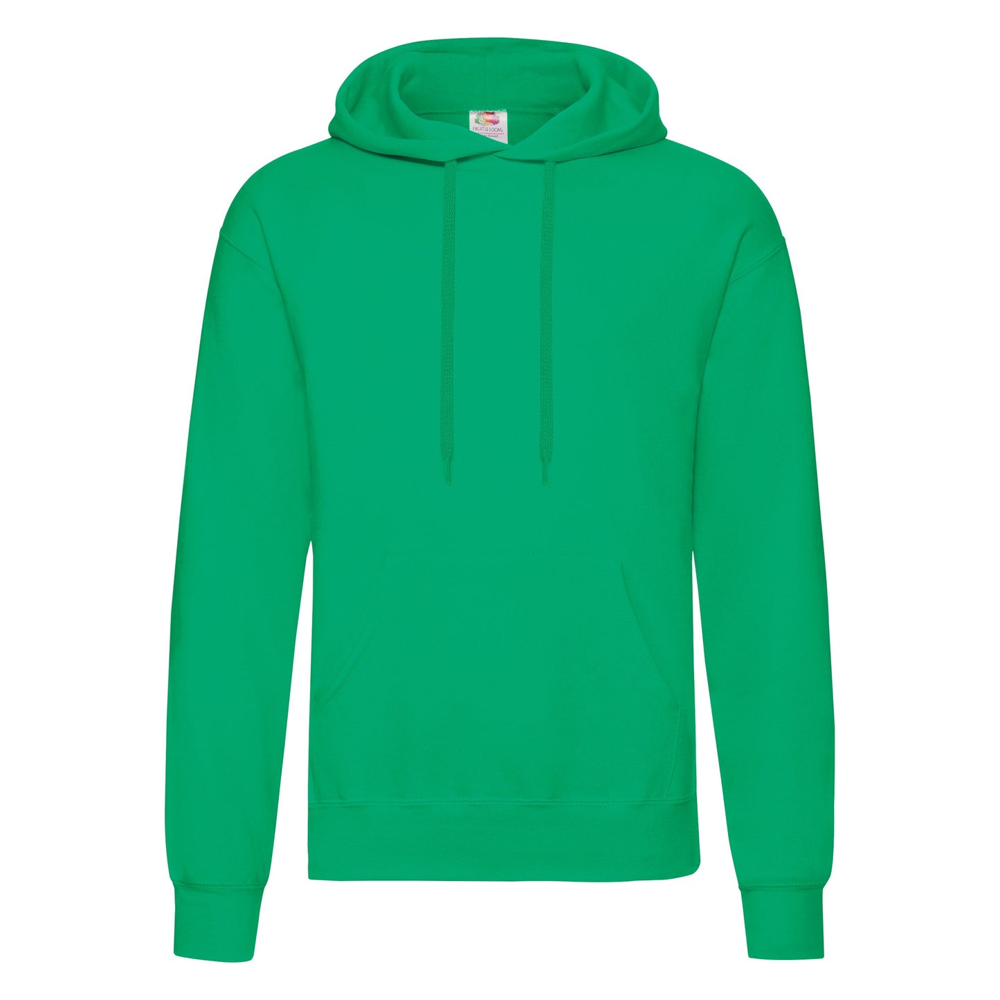 Fruit of the Loom Classic 80/20 hooded sweatshirt - Kelly Green