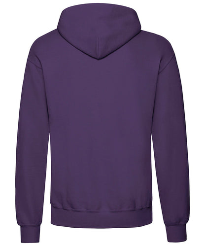 Fruit of the Loom Classic 80/20 hooded sweatshirt - Fuchsia