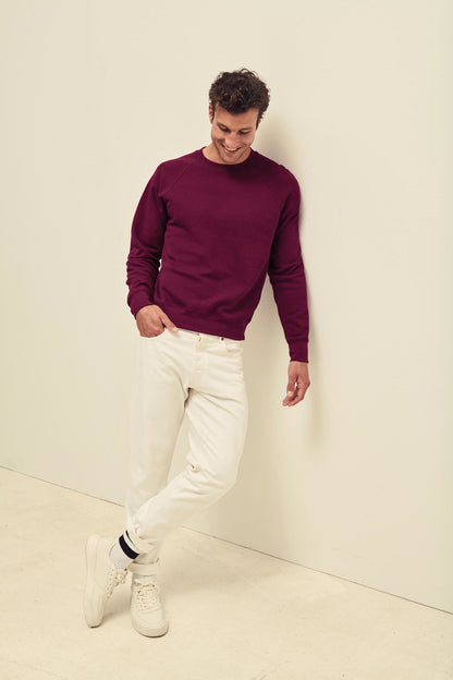 Fruit of the Loom Classic 80/20 raglan sweatshirt