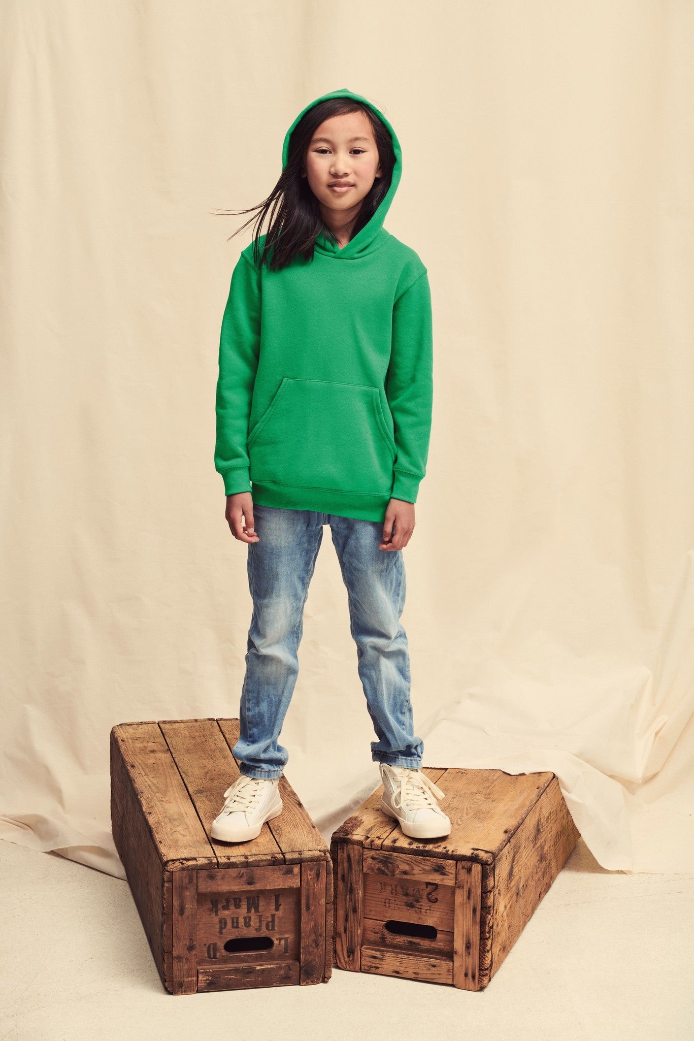 Fruit of the Loom Kids classic hooded sweatshirt