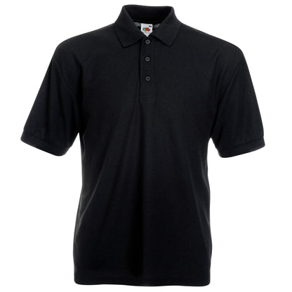 Fruit of the Loom 65/35 Polo - Black