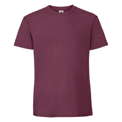 Fruit of the Loom Iconic 195 ringspun premium T - Burgundy