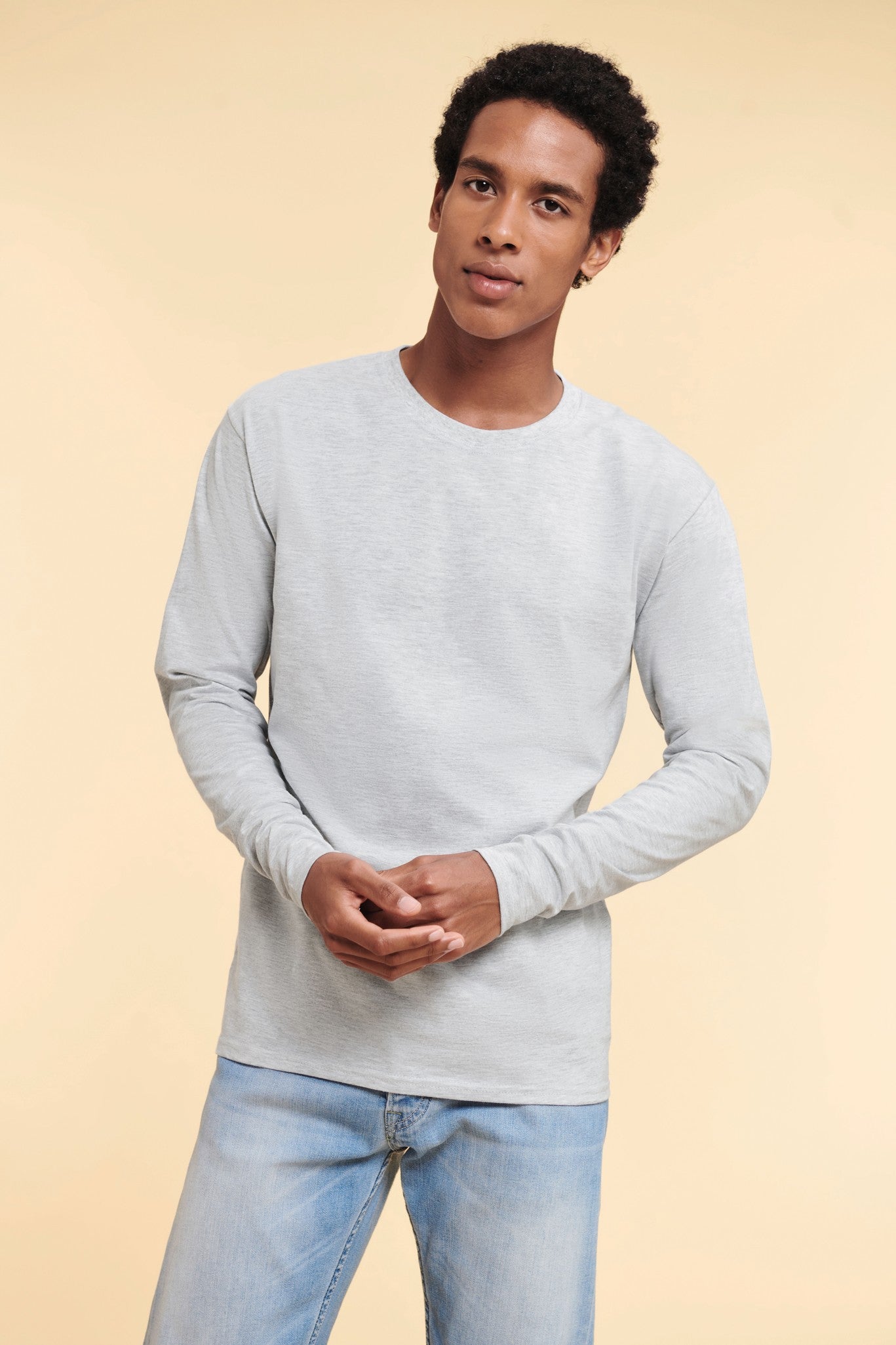 Fruit of the Loom Iconic 195 ringspun premium long sleeve T