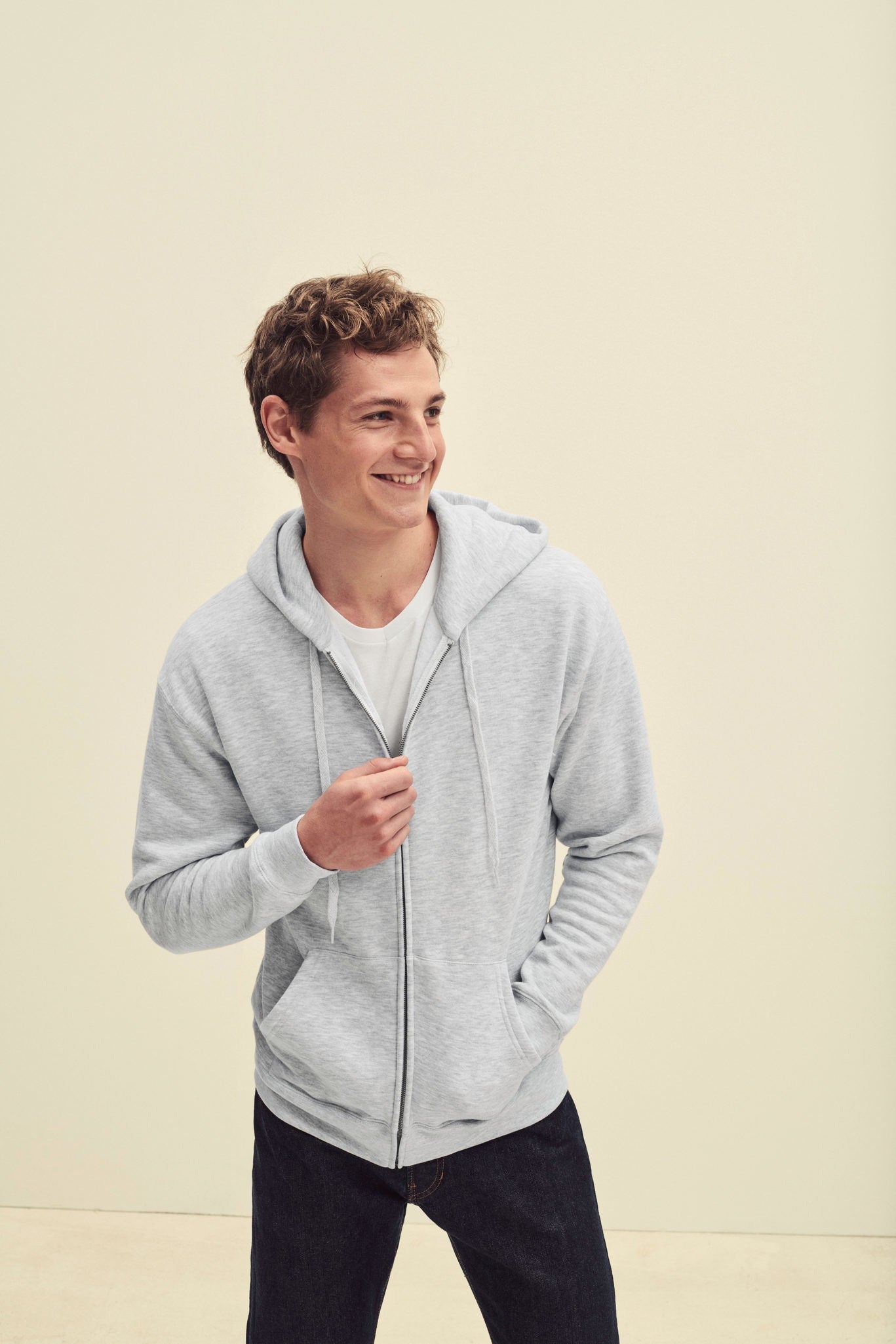 Fruit of the Loom Premium 70/30 hooded sweatshirt jacket