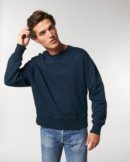 Stanley/Stella Radder oversized brushed crewneck (STSU857)