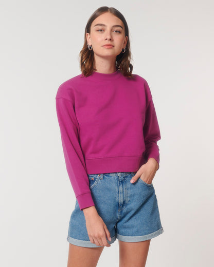 Stanley/Stella Stella Cropster terry women's cropped crew neck sweatshirt (STSW873)