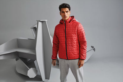 2786 Honeycomb hooded jacket