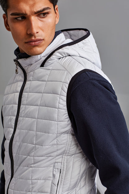 2786 Honeycomb hooded gilet