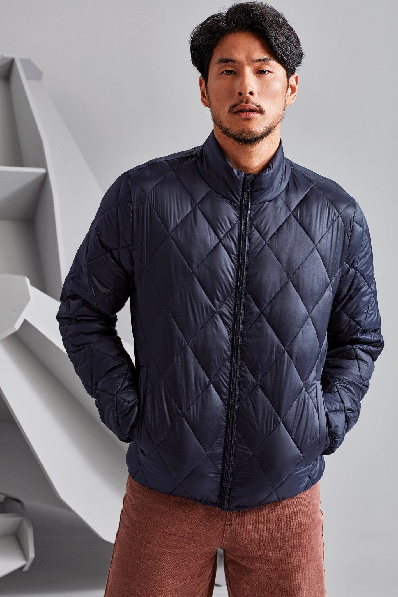 2786 Diamond pane padded Jacket