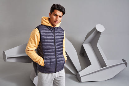 2786 Melange padded gilet