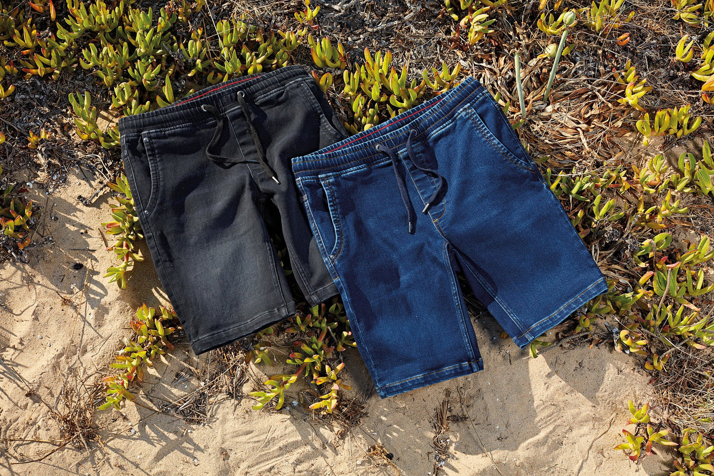 Wombat Men’s denim drawstring shorts