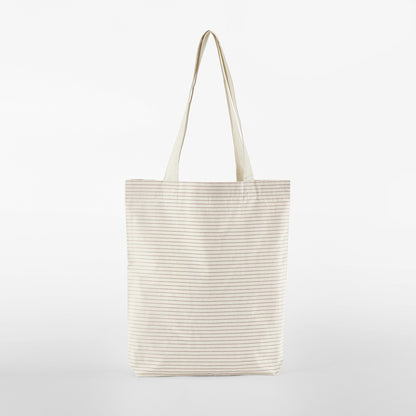 Westford Mill Striped organic cotton tote