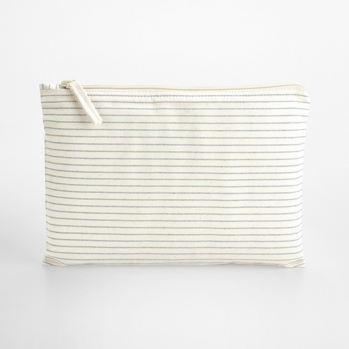 Westford Mill Striped organic accessory pouch