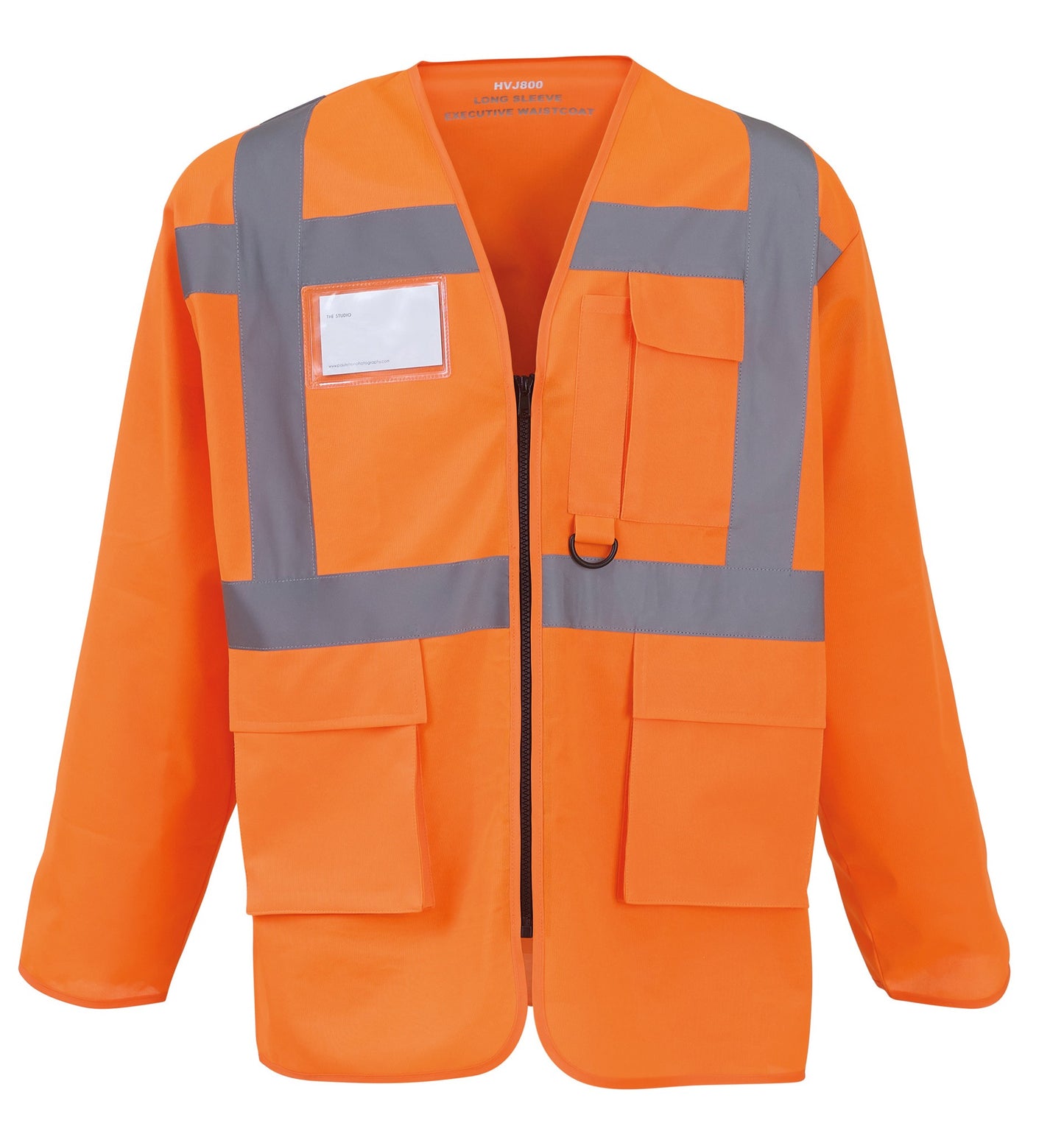 Yoko Hi-vis executive long sleeve waistcoat (HVJ800)