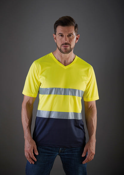 Yoko Hi-vis top cool super light v-neck t-shirt (HVJ910)