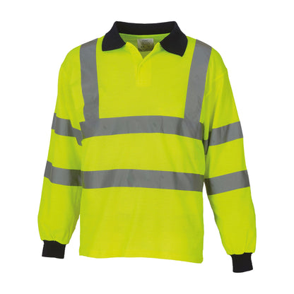 Yoko Hi-vis long sleeve polo (HVJ310)