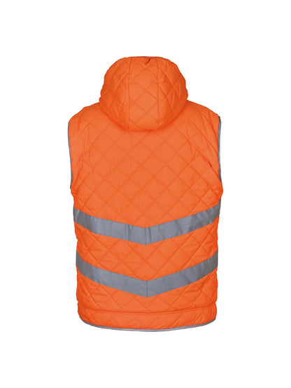 Yoko Hi-vis Kensington hooded gilet (HV007)