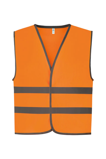 Yoko Hi-vis reflective border kids waistcoat (HVW102CH)